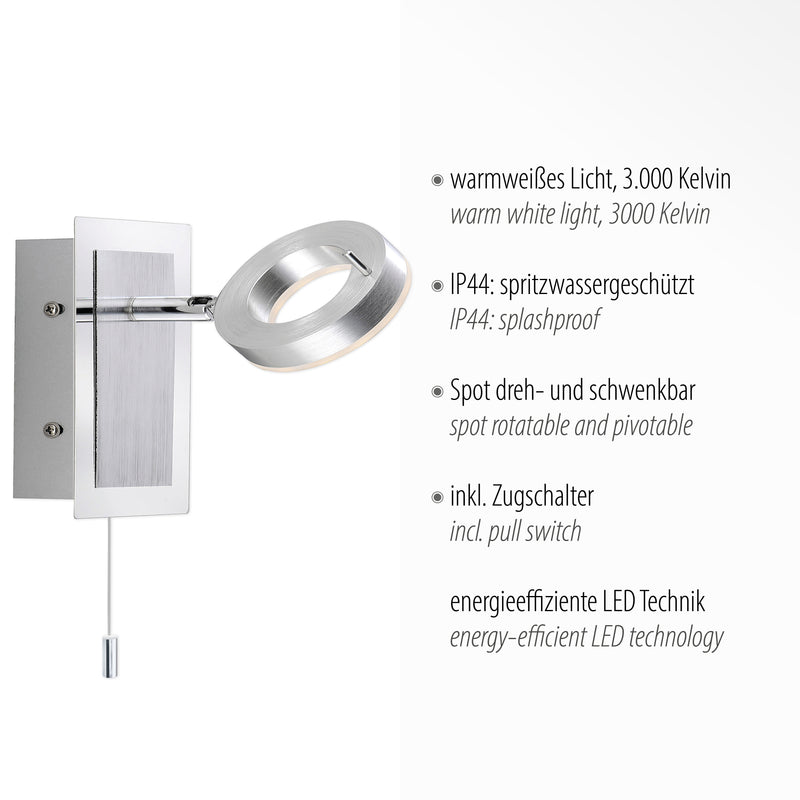 Aplica Paul Neuhaus SILEDA LED Aluminiu