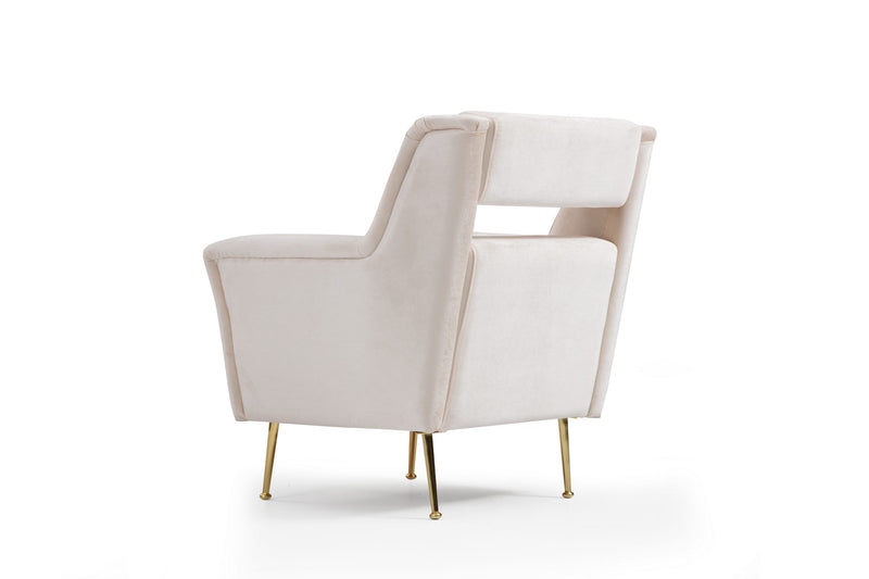 Fotoliu Asi Home Mira- Cream Lemn de Fag | PAL 79X76X93 cm