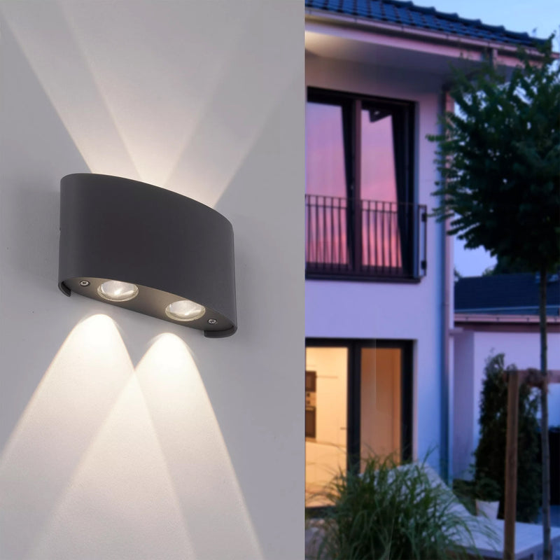 Aplica Paul Neuhaus CARLO 4xLED Antracit