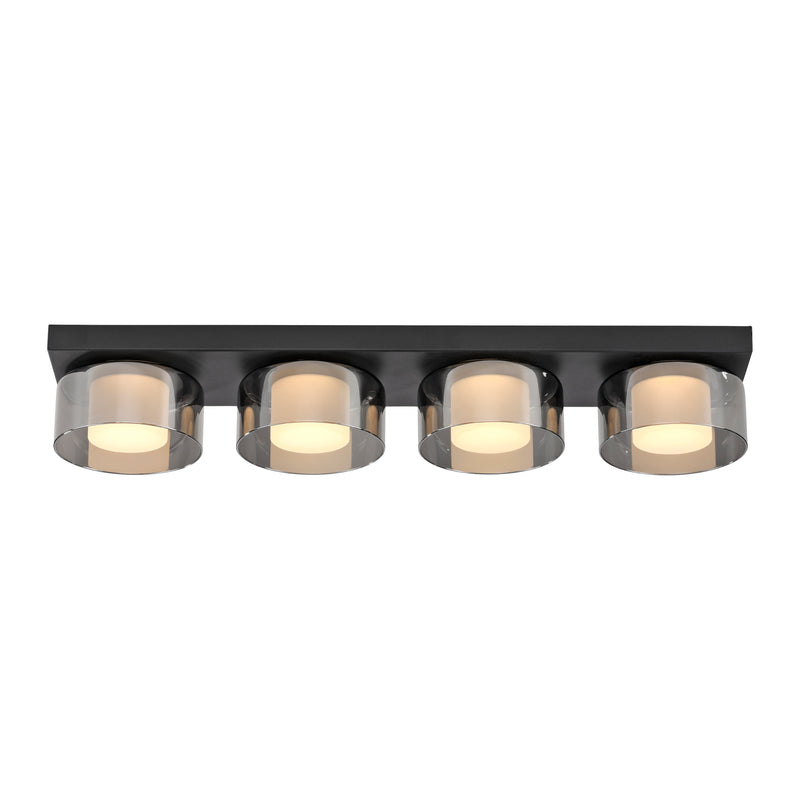 Plafoniera Paul Neuhaus RIKA 4xLED Negru