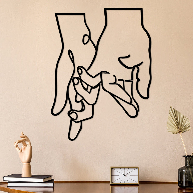Accesoriu Iluminat Asi Home Pinky Love, Negru, 58x76 cm