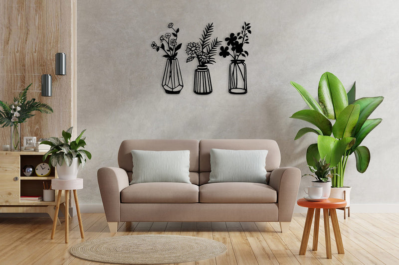 Accesoriu Iluminat Asi Home Vase, Negru, 10x40 cm