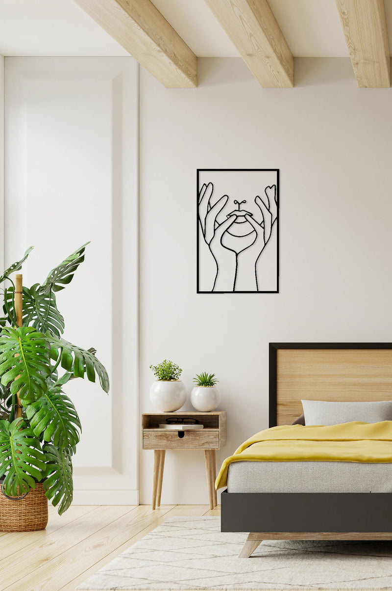 Accesoriu Iluminat Asi Home Woman Silhouettes 2, Negru, 30x45 cm