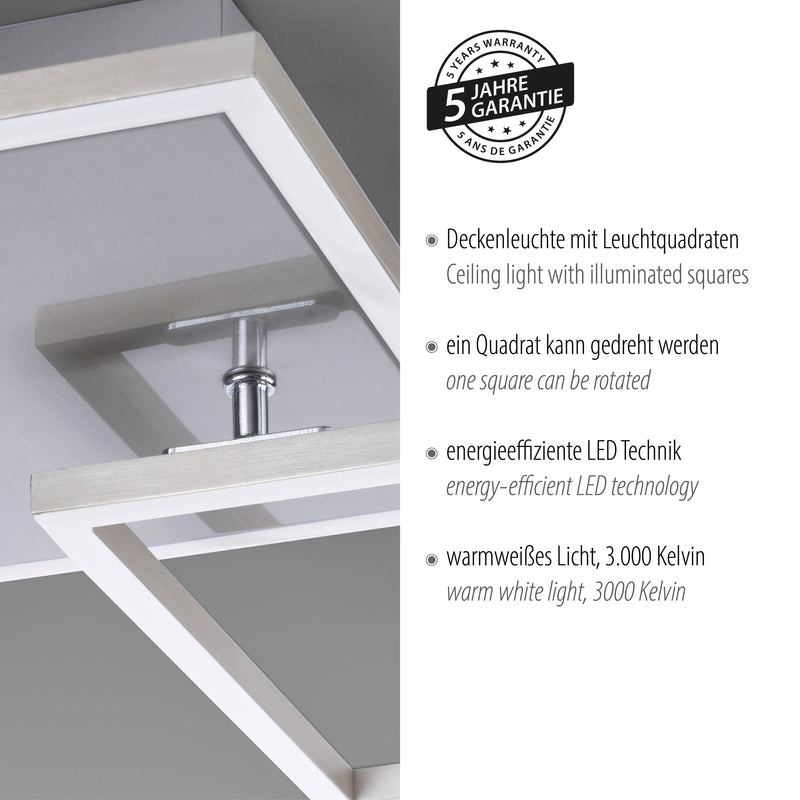 Plafoniera Paul Neuhaus IVEN 3xLED Otel