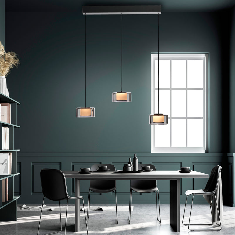 Lustra Paul Neuhaus RIKA 3xLED Negru