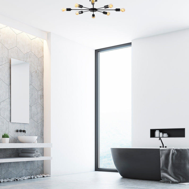 Lustră Asi Home Ray - 1132, Negru, 8xE27