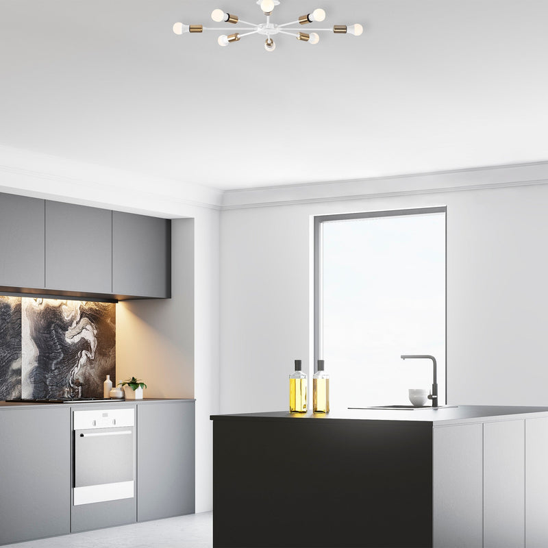 Lustră Asi Home Ray - 1133, Alb, 8xE27
