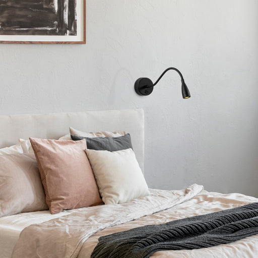 Aplică Asi Home Reading - 3246, Negru, Ø8 cm