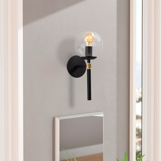 Aplică Asi Home Gondol - 3042, Negru, Ø15 cm