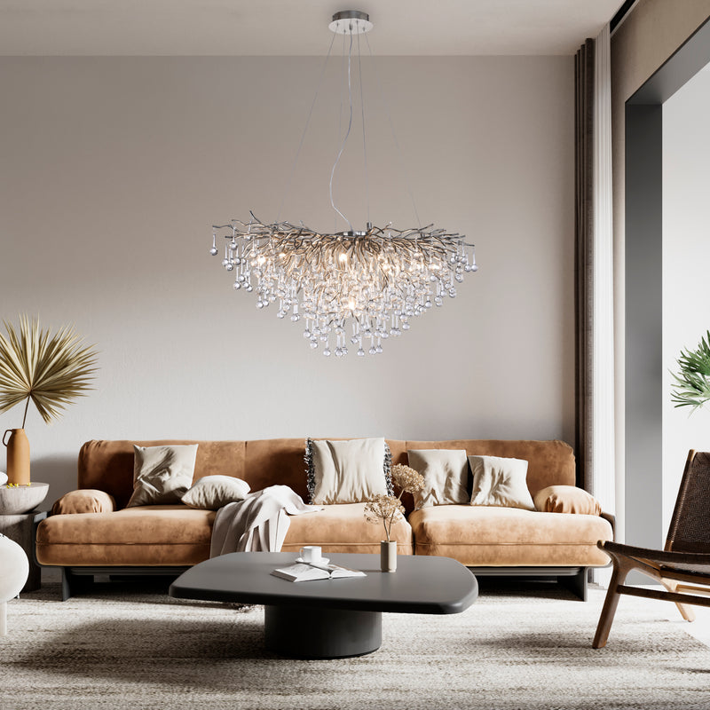 Lustra Paul Neuhaus ICICLE 10xG9 Otel