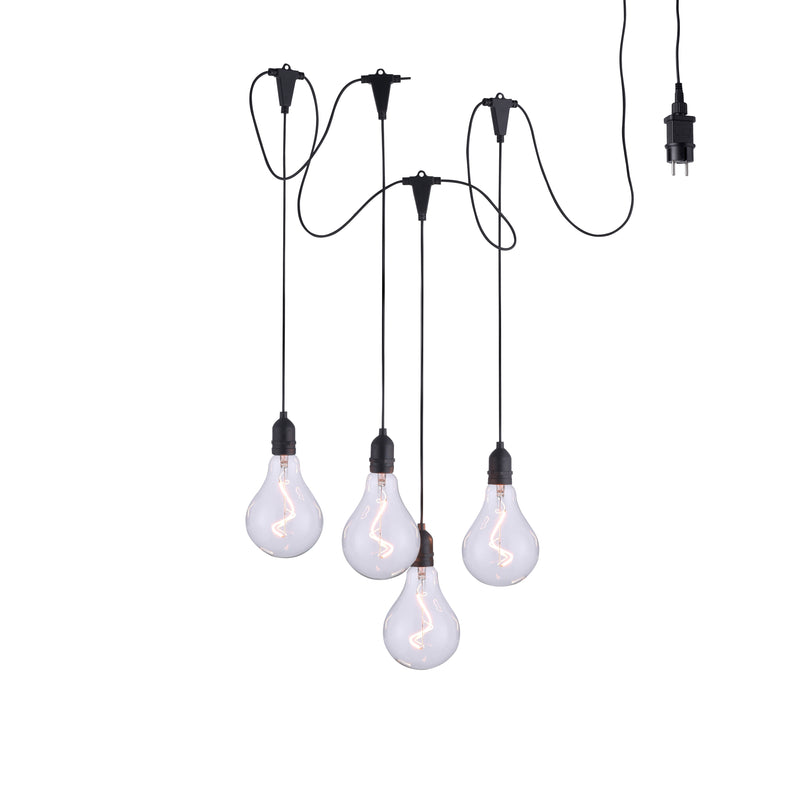 Lustra Paul Neuhaus ENNI 4xLED Negru