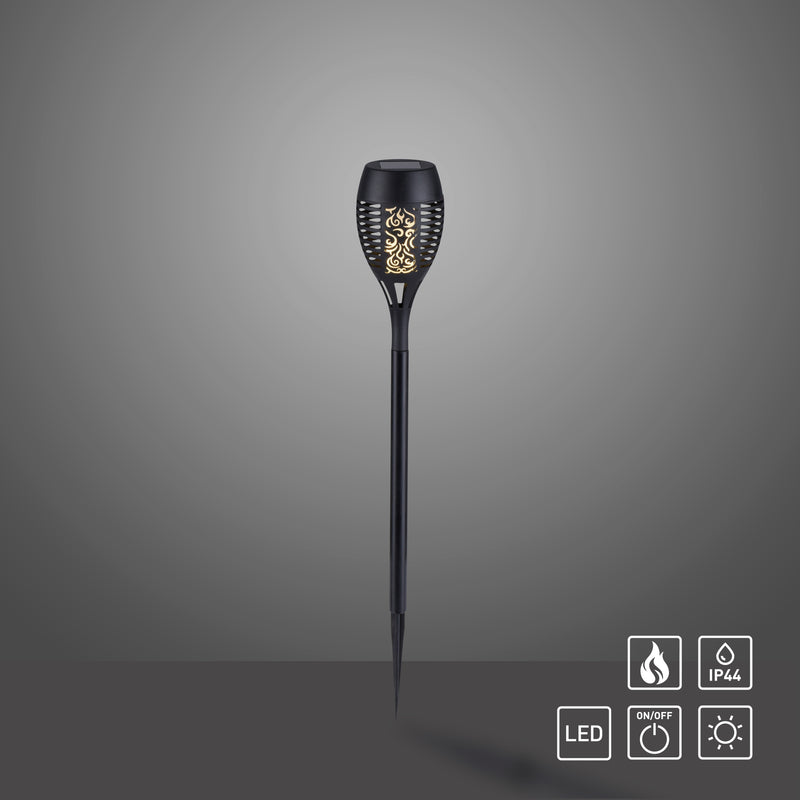 Lampa Exterior Paul Neuhaus FACKEL-SOL LED Negru