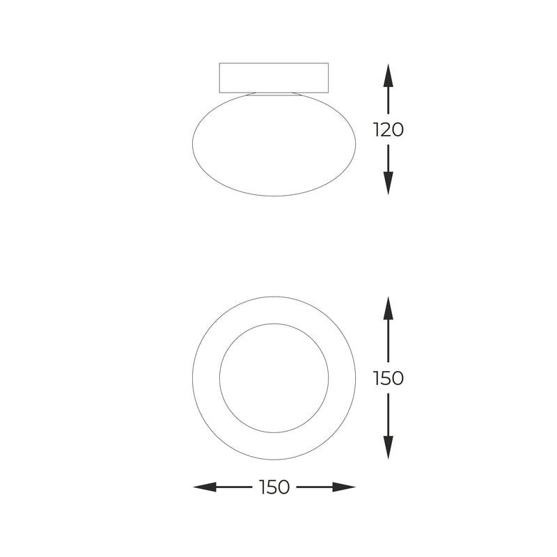 Plafoniera Zuma Line OMI 1xG9 LED Auriu