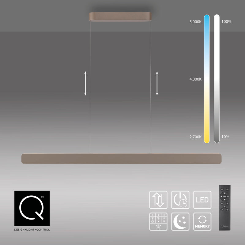 Lustra Zuma Line Q-STRETTO 2xLED Bronz