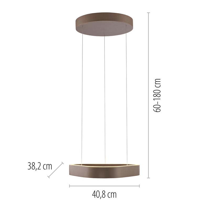 Lustra Zuma Line Q-STRETTO 2xLED Bronz