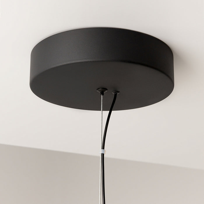 Lustra LEDMaytoni Modern Tau Negru/Auriu , MOD166PL-L30GB3K