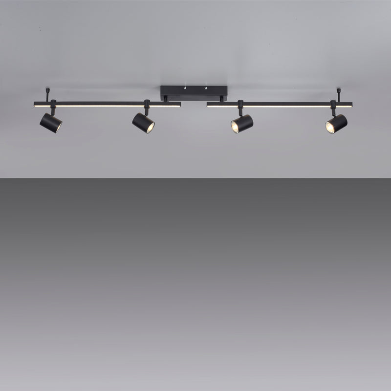 Plafoniera Paul Neuhaus BARIK 5xGU10 Negru