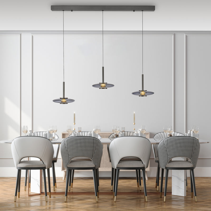 Lustra Paul Neuhaus PURE VITRUM 6xLED Gri