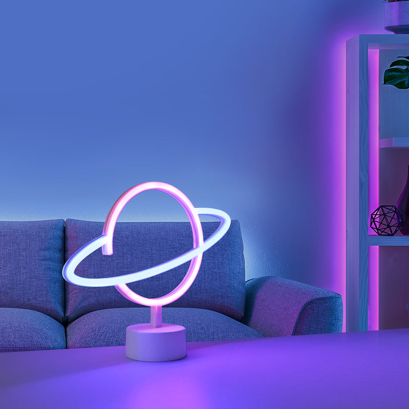 Veioza Zuma Line NEON-SATURN LED Multicolor