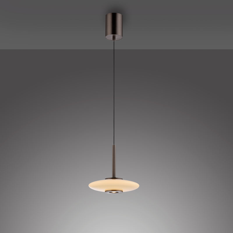 Lustra Paul Neuhaus PURE VITRUM 2xLED Maro Metalic
