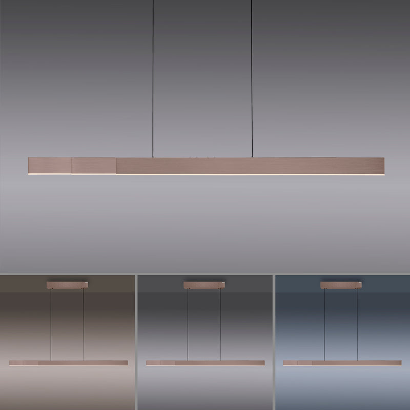 Lustra Paul Neuhaus PURE MOTO-RISE 3xLED Bronz Metalic