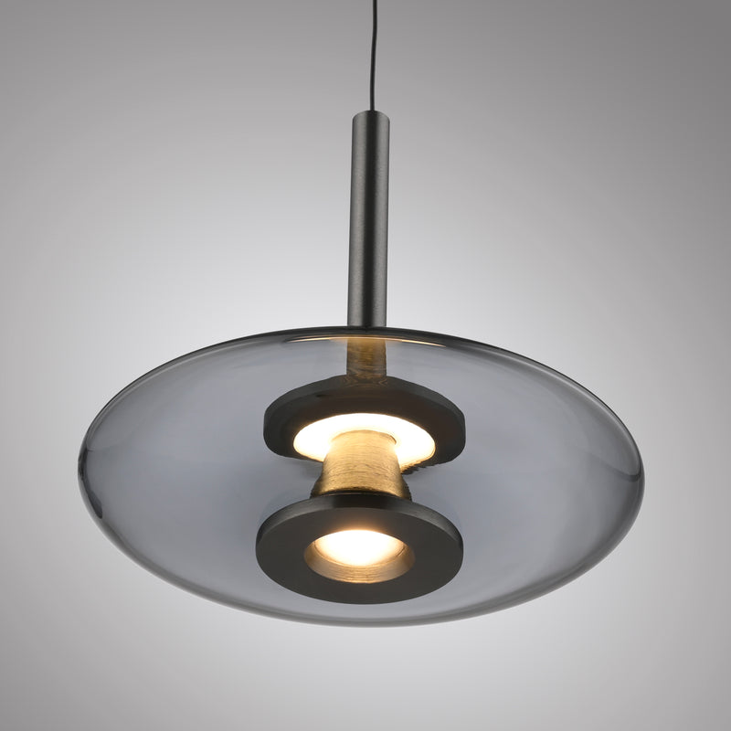 Lustra Paul Neuhaus PURE VITRUM 6xLED Gri