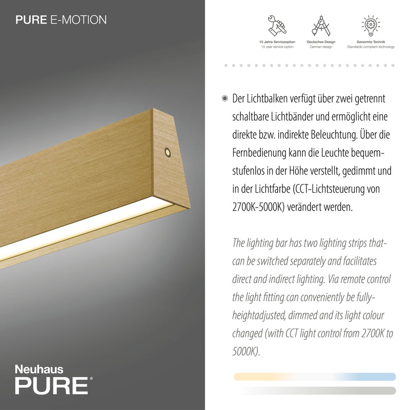 Lustra Paul Neuhaus PURE E-MOTION 2xLED Alama Mat