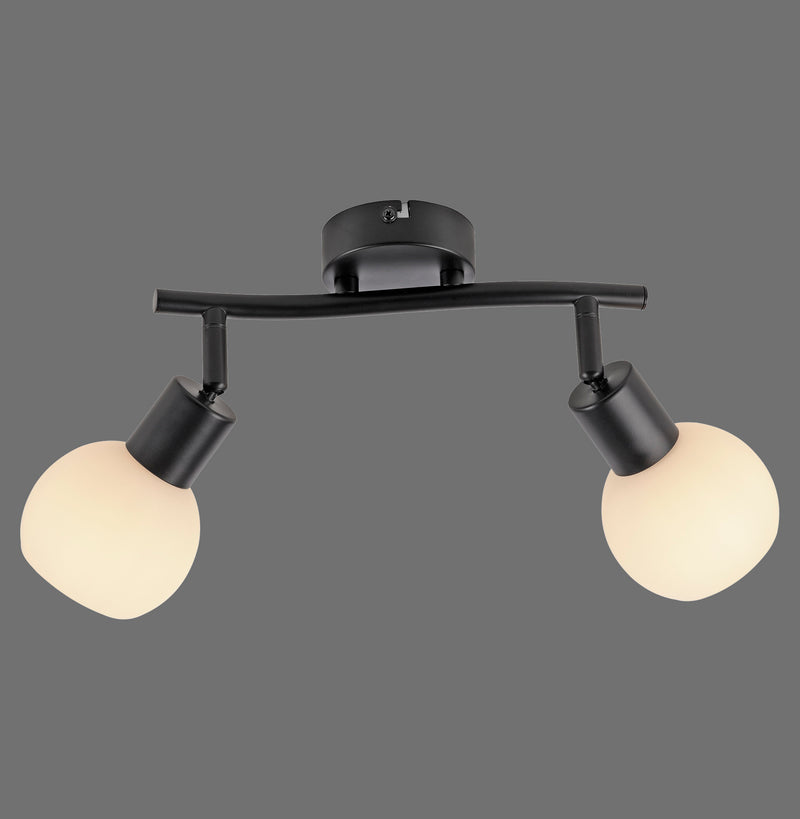 Plafoniera Paul Neuhaus LOKI 2xE14 Negru