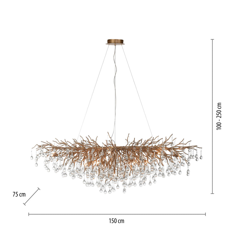 Lustra Paul Neuhaus ICICLE 15xG9 Alama Antic