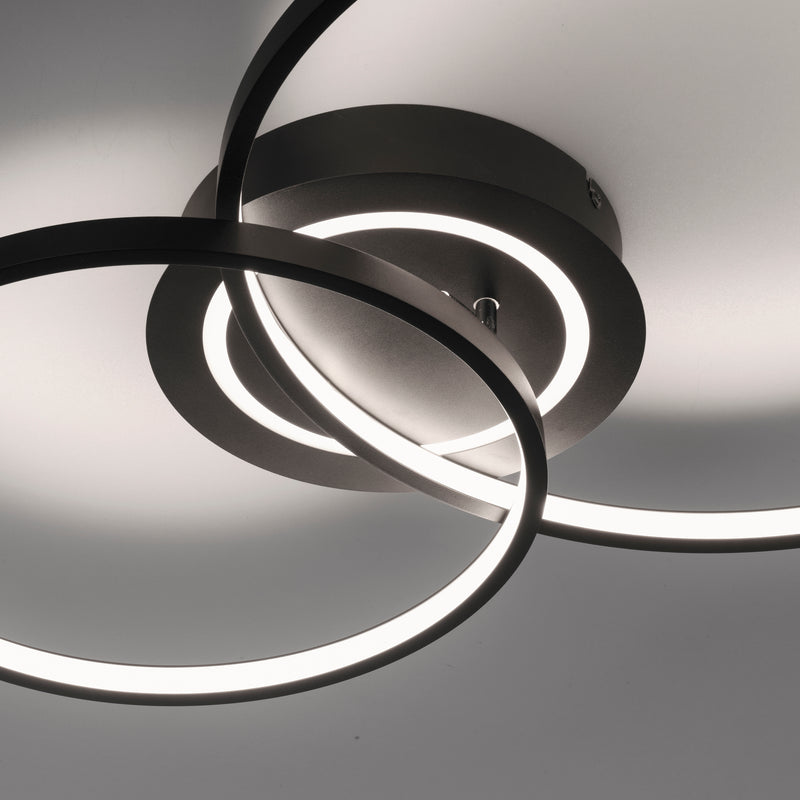 Plafoniera Paul Neuhaus ASMINA 3xLED Negru