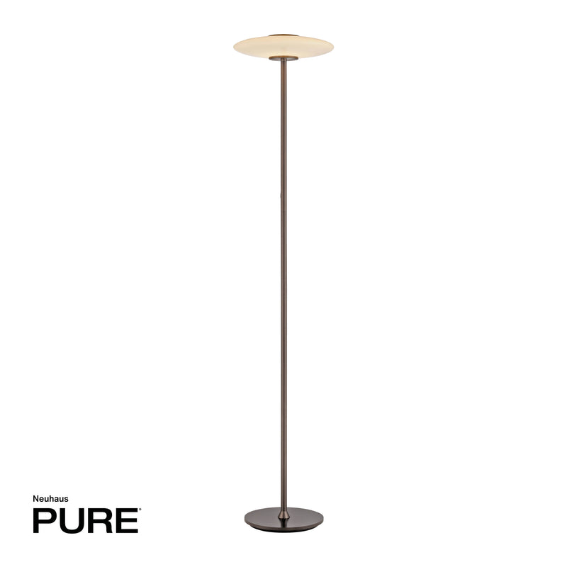 Lampadar Paul Neuhaus PURE VITRUM 2xLED Maro Metalic