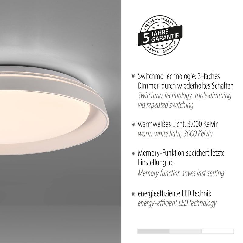Plafoniera Paul Neuhaus SATI LED Alb