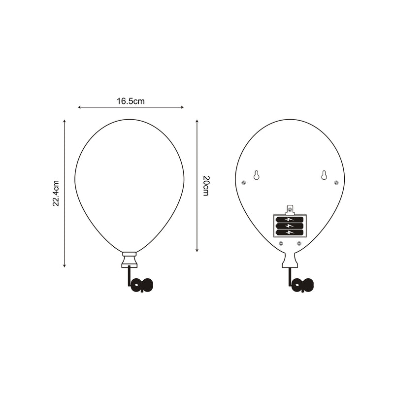Aplica Zuma Line BALLOON 1xLED2835 Albastru