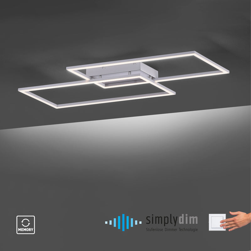 Plafoniera Paul Neuhaus INIGO 2xLED Otel