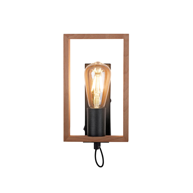 Aplica Paul Neuhaus FRANKY 1xE27 Negru