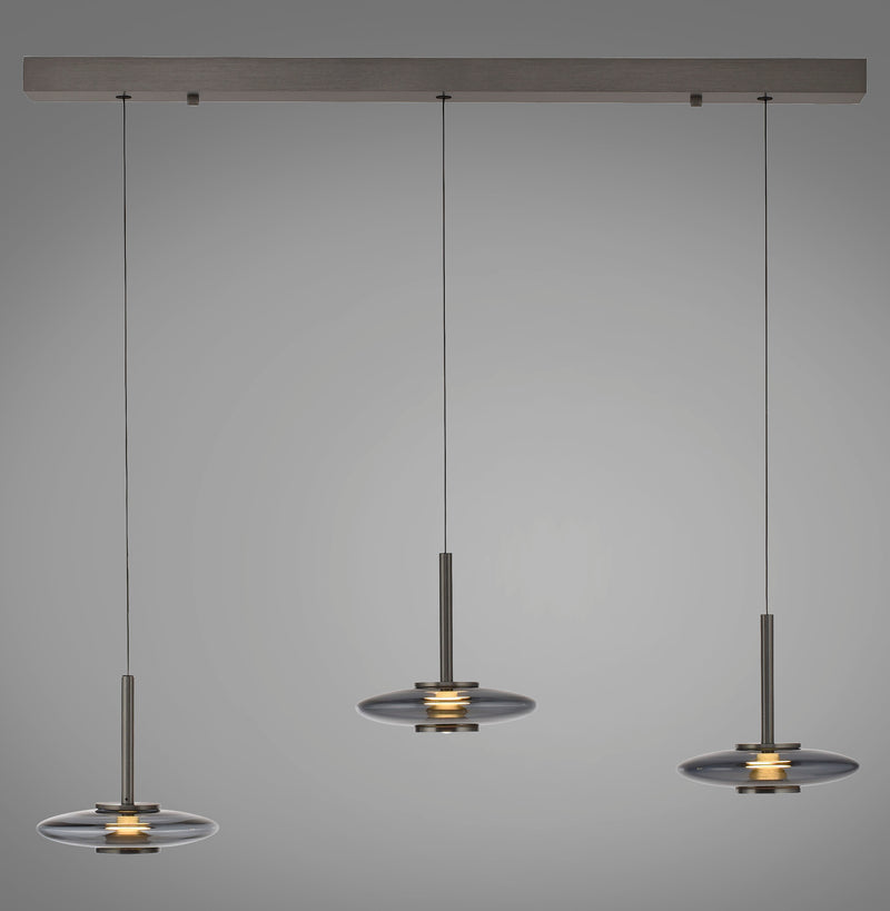 Lustra Paul Neuhaus PURE VITRUM 6xLED Gri