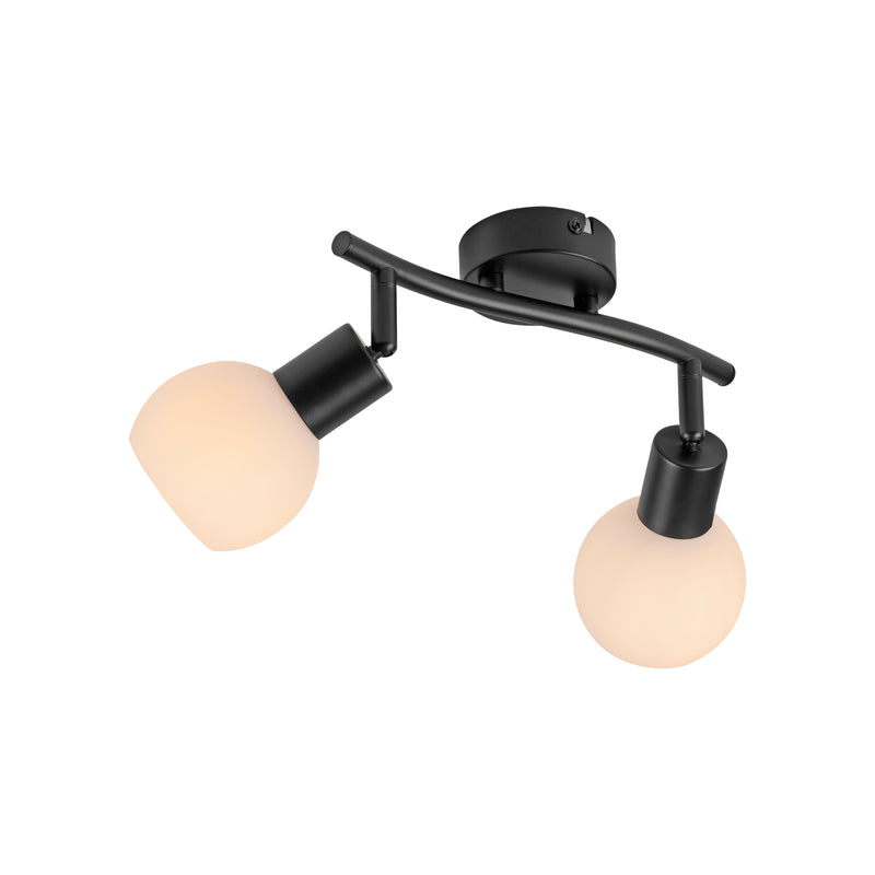 Plafoniera Paul Neuhaus LOKI 2xE14 Negru