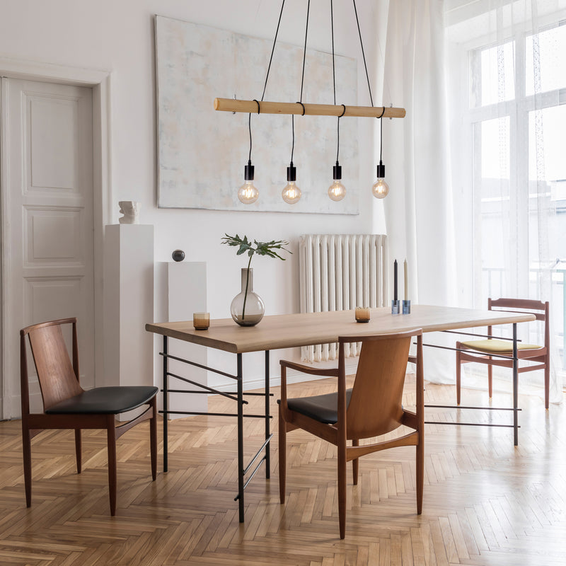 Lustra Paul Neuhaus TERO 4xE27 Negru