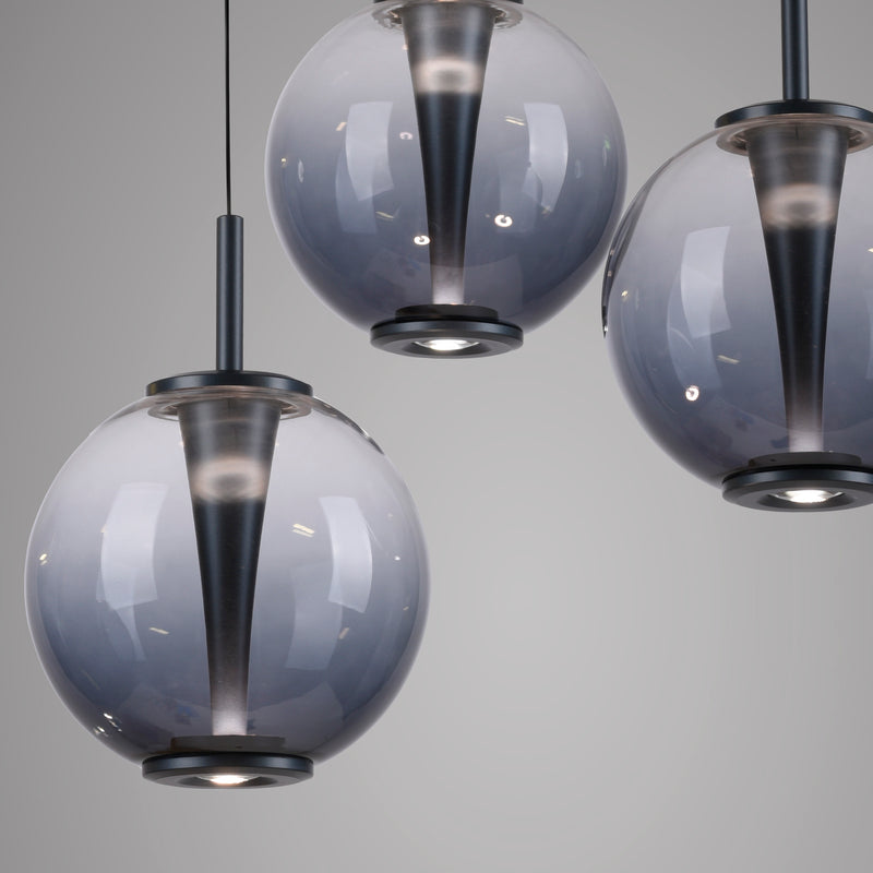 Lustra Paul Neuhaus PURE E-INFINITY 10xLED Gri