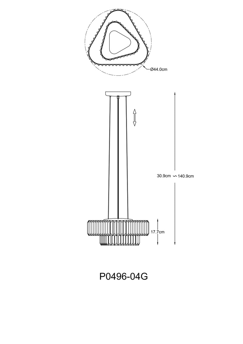 Lustra Zuma Line HELIOS 4xG9 Auriu