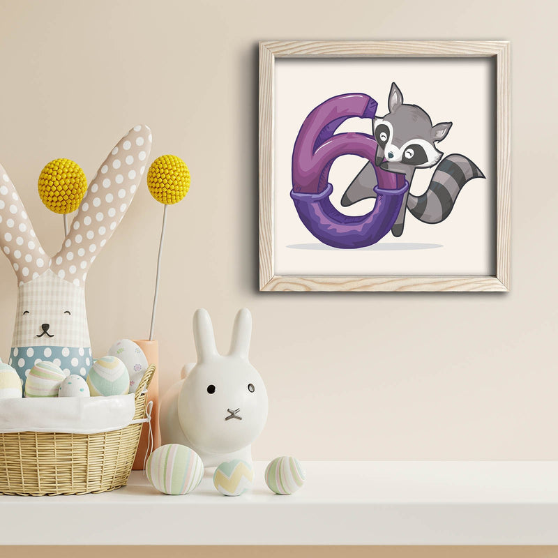 Decorațiune Perete Asi Home 3333Kct-007, Gri, 33x33 cm