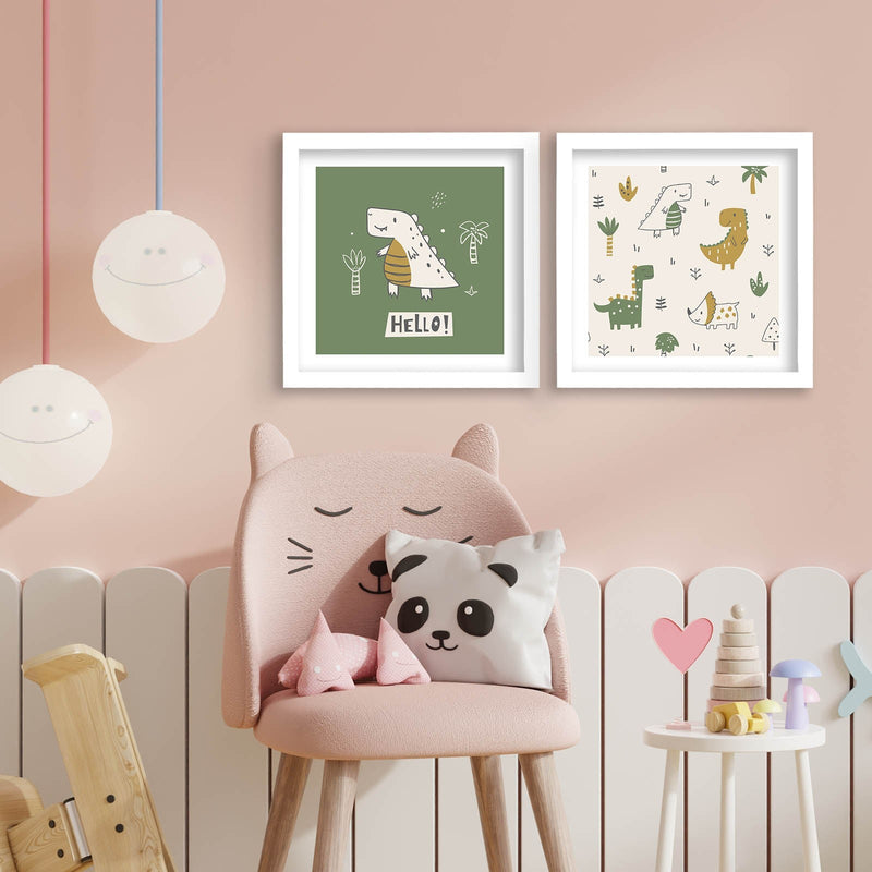 Decorațiune Perete Asi Home 2P3333Bct-011, Galben, 33x68 cm
