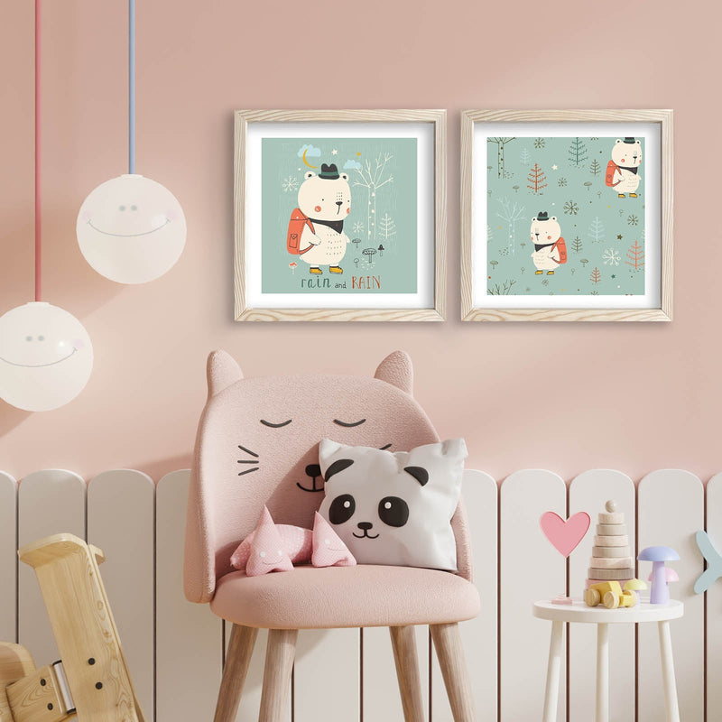 Decorațiune Perete Asi Home 2P3333Kct-003, 33x68 cm