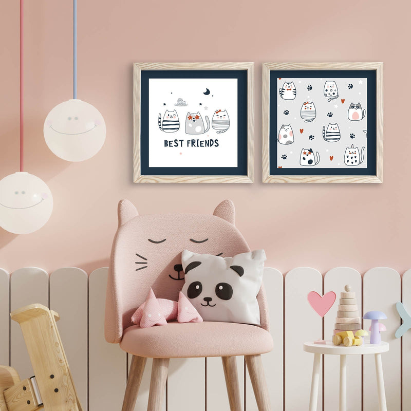 Decorațiune Perete Asi Home 2P3333Kct-012, 33x68 cm