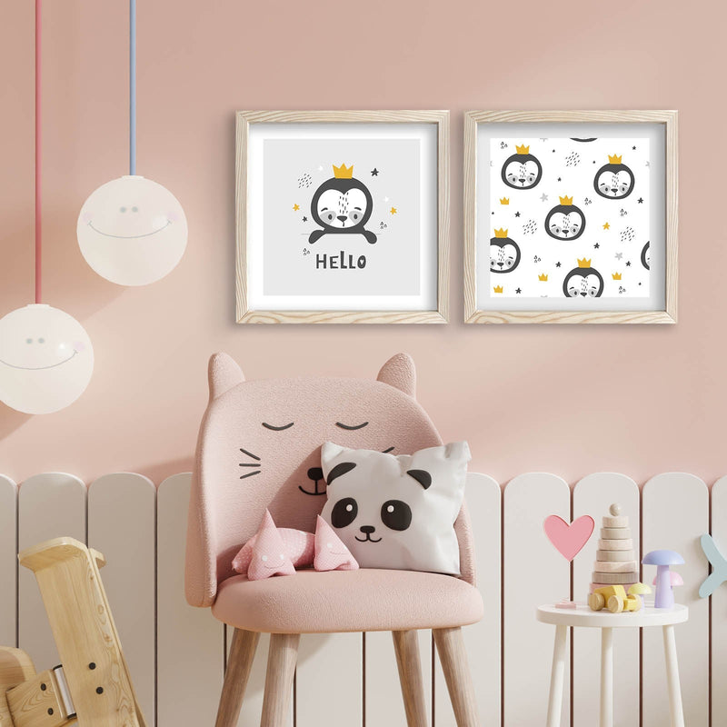 Decorațiune Perete Asi Home 2P3333Kct-017, Roz, 33x68 cm