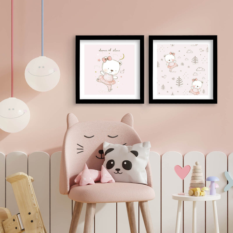Decorațiune Perete Asi Home 2P3333Sct-002, Roz, 33x68 cm