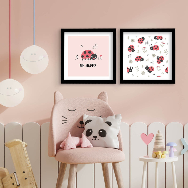 Decorațiune Perete Asi Home 2P3333Sct-008, Roz, 33x68 cm