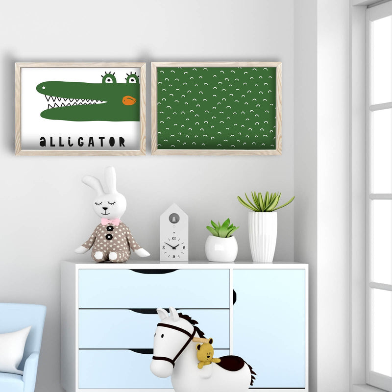 Decorațiune Perete Asi Home 2P3853Kct-005, Verde, 53x78 cm
