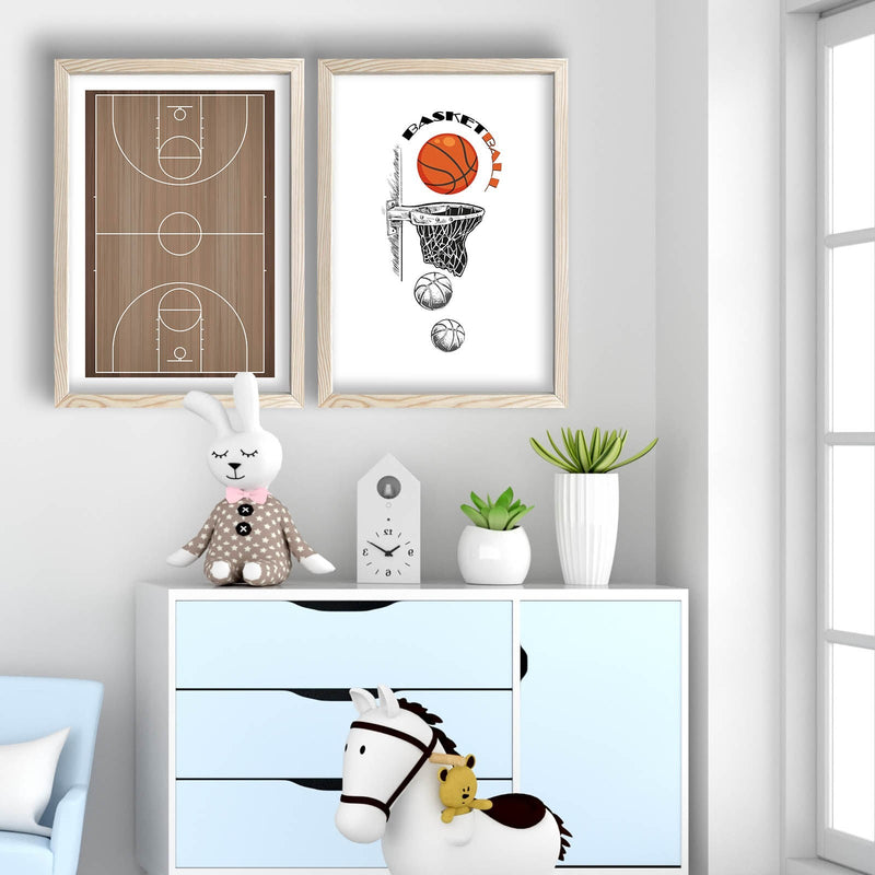 Decorațiune Perete Asi Home 2P3853Kct-008, Maro, 53x78 cm