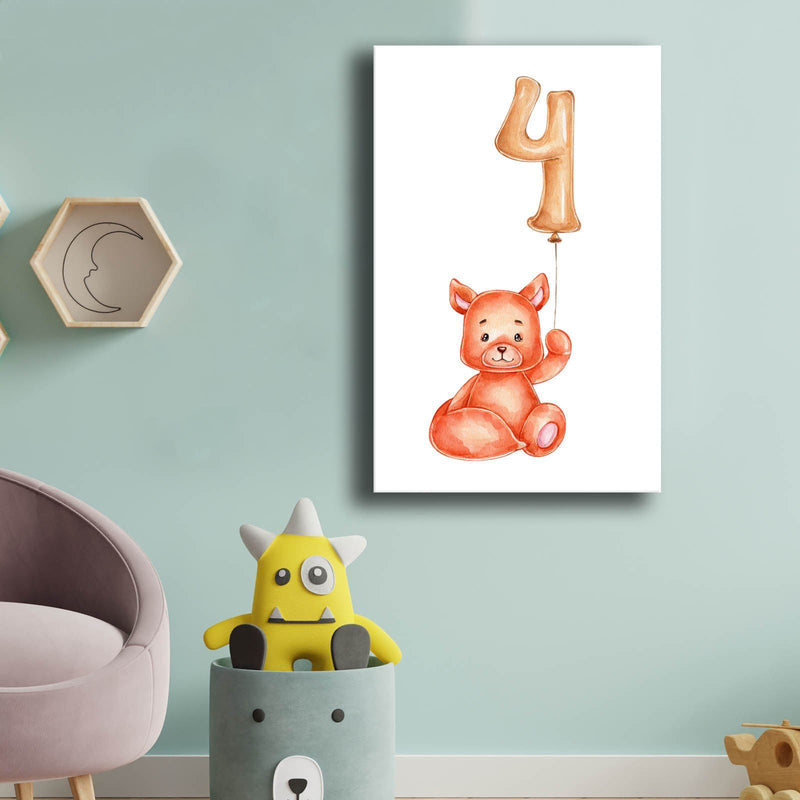 Decorațiune Perete Asi Home 4570Coc-023, Roșu, 45x70 cm